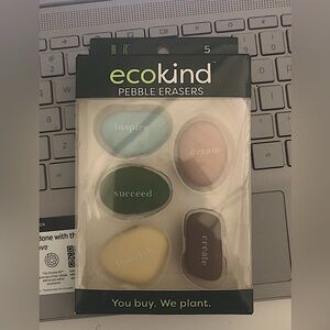 EcoKind Pebble Erasers Set
